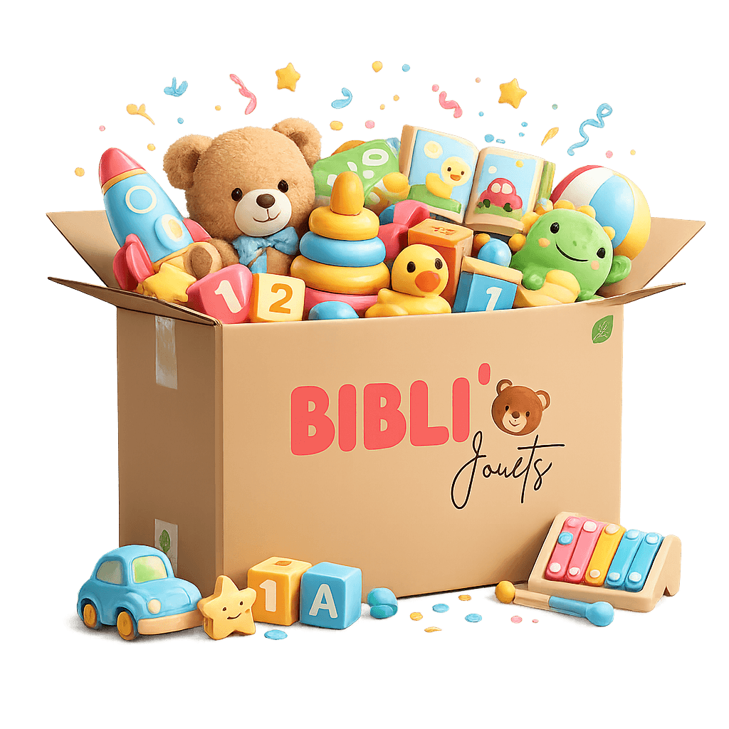 Boîte Bibli'O Jouets prête à être livrée